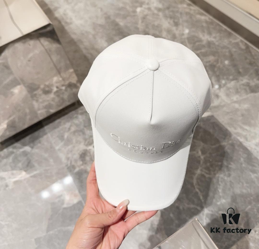 Dior Spring Summer Vintage Print Baseball Cap Knit Fisherman Hat