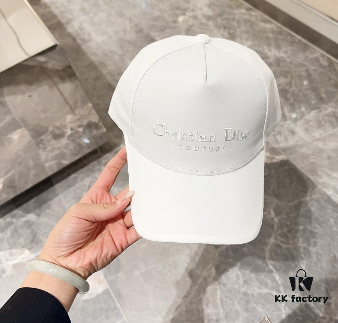 Dior Spring Summer Vintage Print Baseball Cap Knit Fisherman Hat