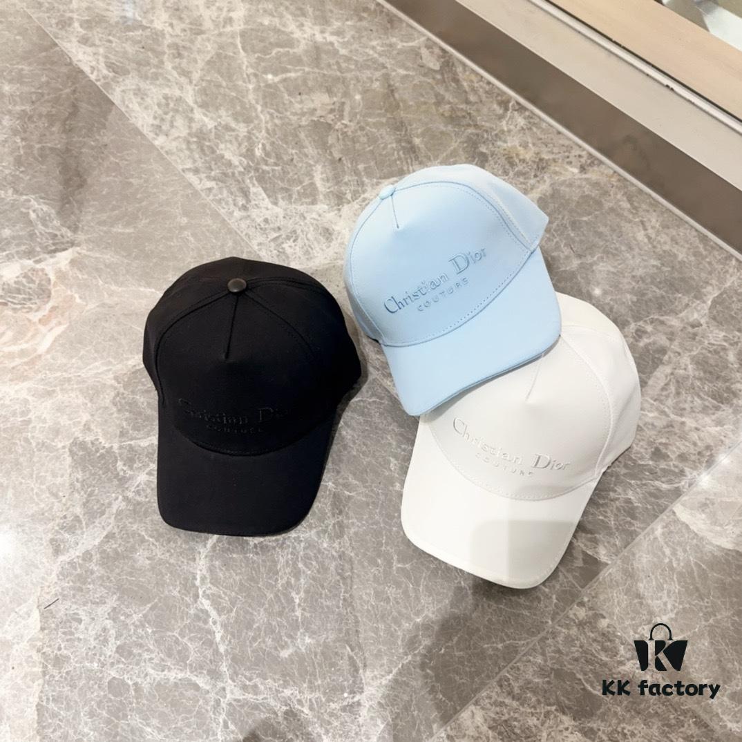 Dior Spring Summer Vintage Print Baseball Cap Knit Fisherman Hat