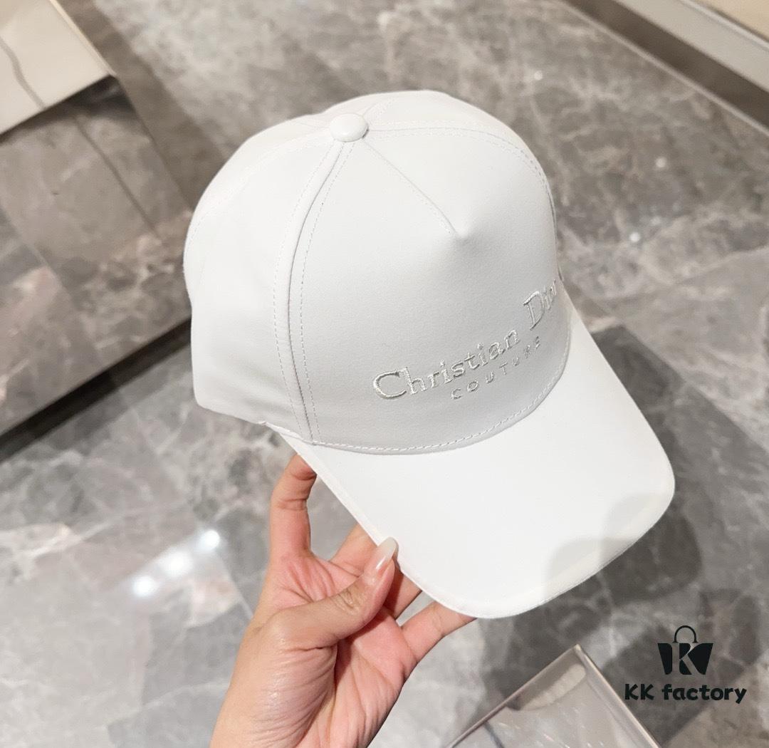 Dior Spring Summer Vintage Print Baseball Cap Knit Fisherman Hat