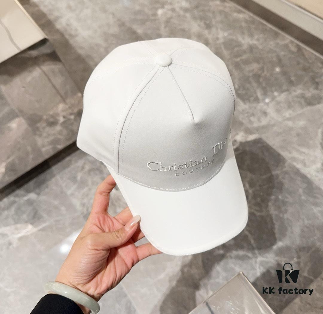 Dior Spring Summer Vintage Print Baseball Cap Knit Fisherman Hat