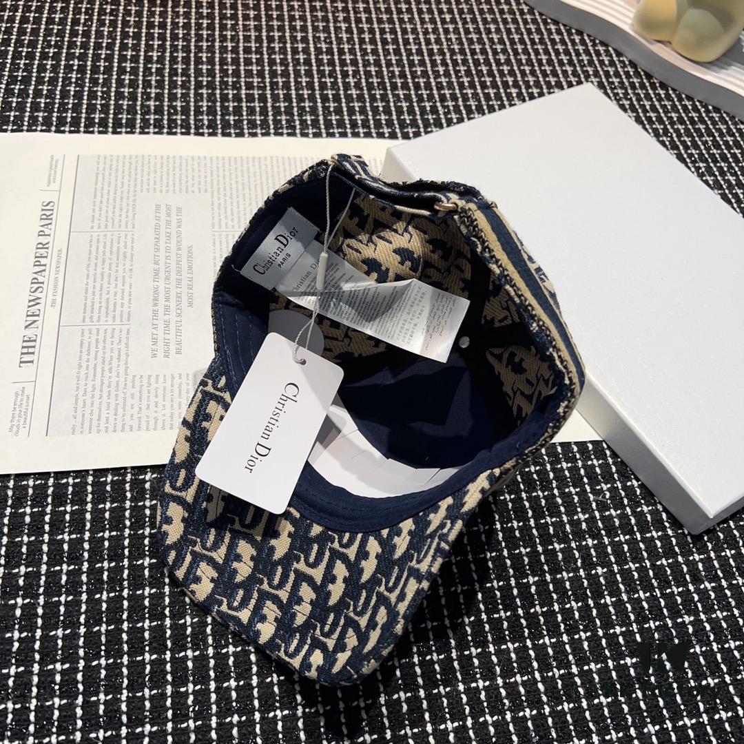 Authentic Dior Counter Latest Stockout Baseball Cap