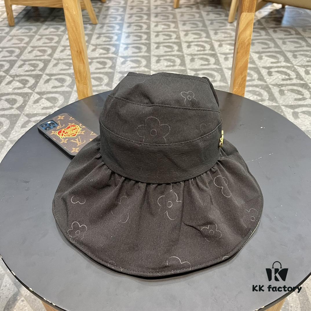 Dior Korean-style New Colorful Gel Sun Hat for Women, Fresh Floral Breathable Open-top Travel Vacation Sun Hat, Fisherman Cap, Baseball Cap, Knit Hat