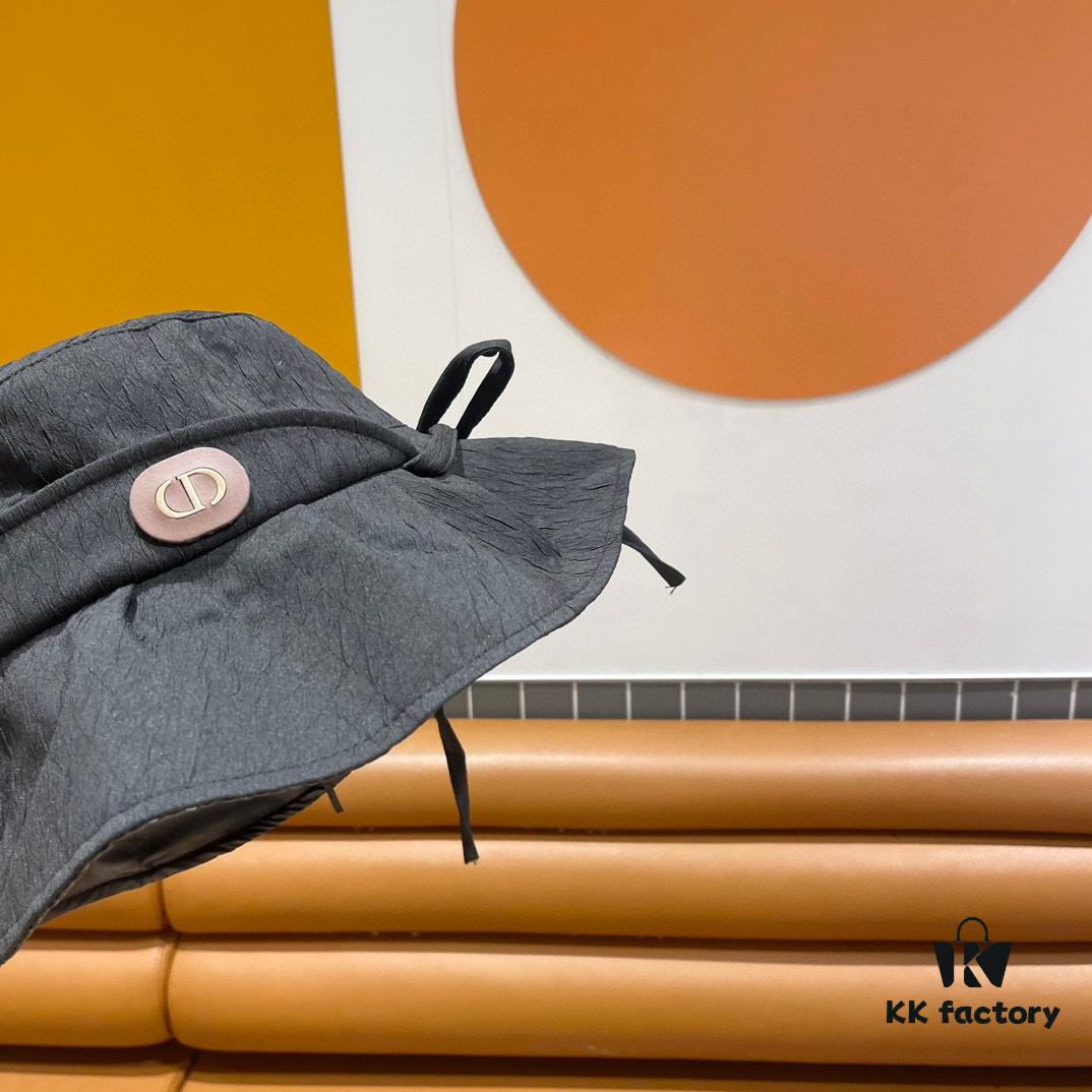 DIOR Colorful Sunscreen Fisherman Hat, 2024 Spring/Summer New Arrival, Luxury-Style Casual Hat