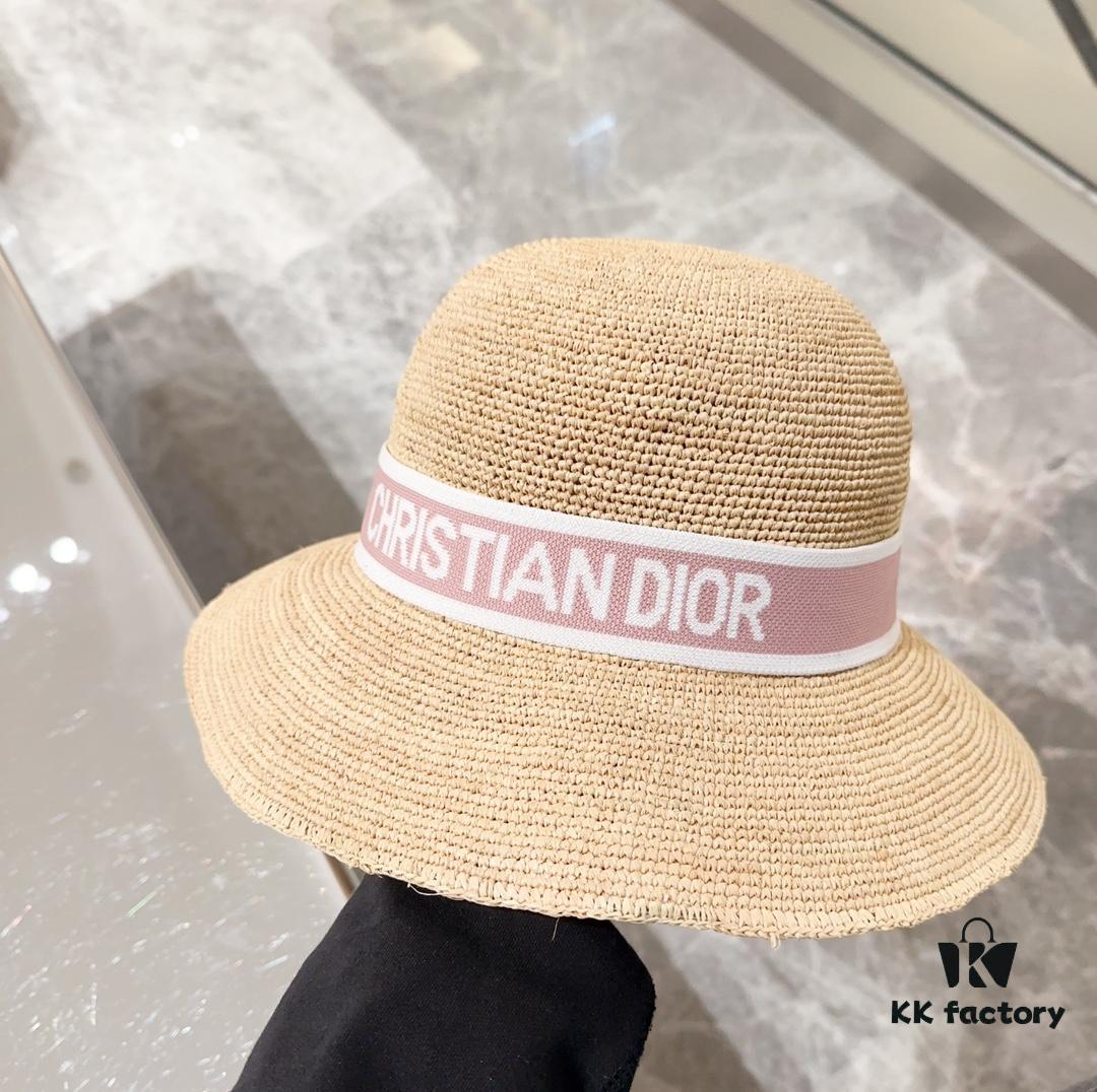 Dior New Arc de Triomphe Braided Straw Hat