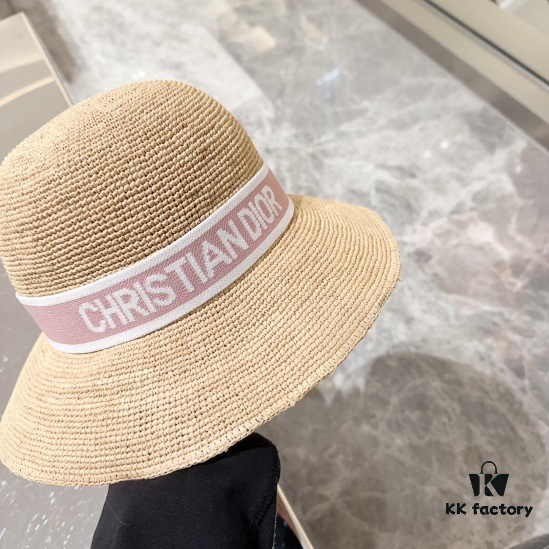 Dior New Arc de Triomphe Braided Straw Hat