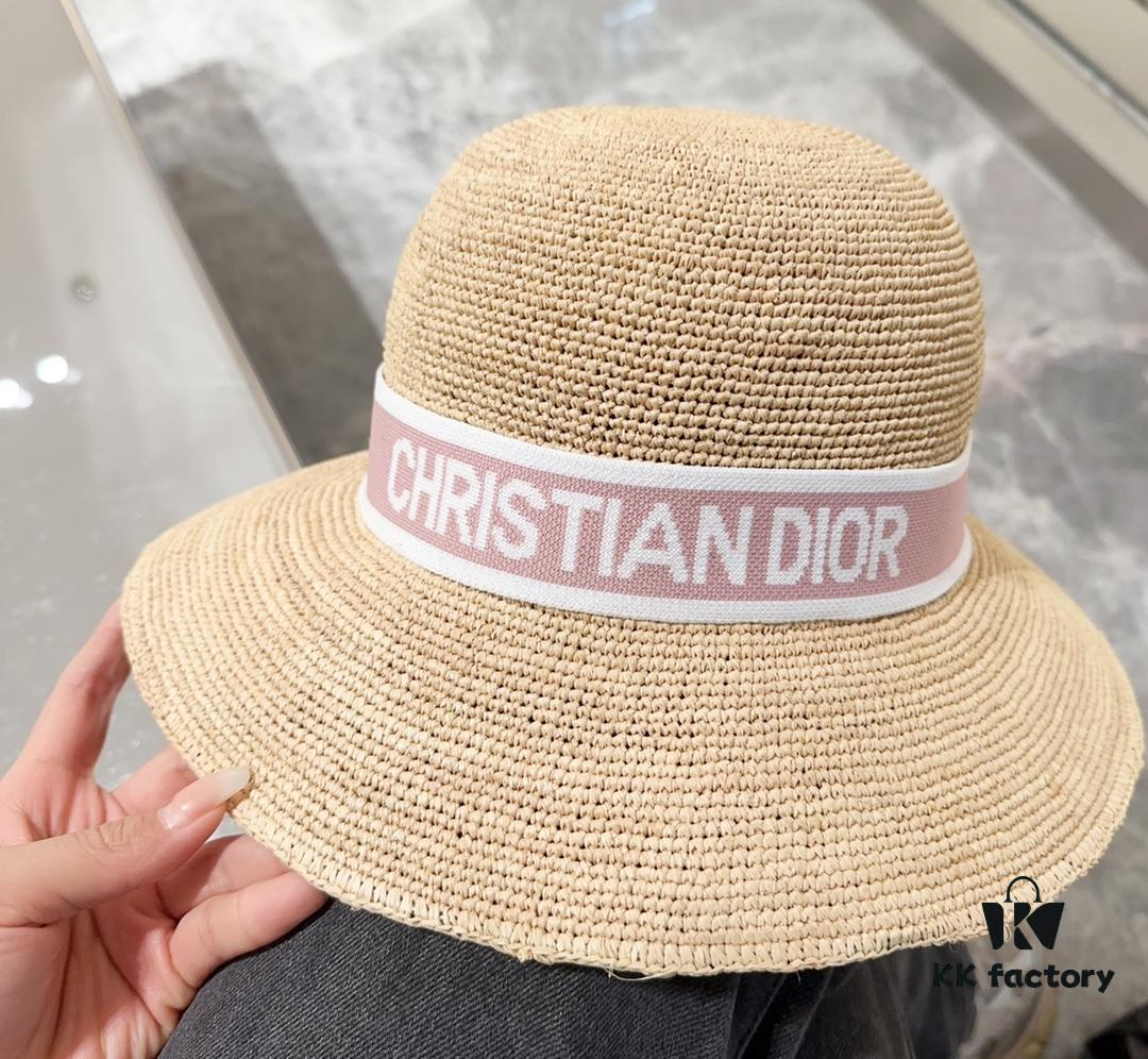 Dior New Arc de Triomphe Braided Straw Hat