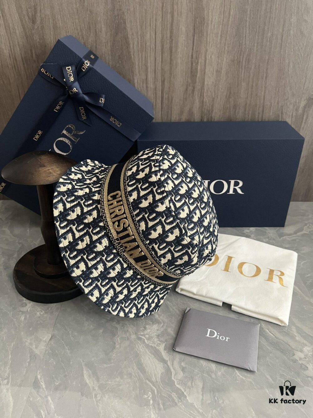 DIOR Bucket Hat, Ultra-Elegant with Deepened Crown for Enhanced Sophistication