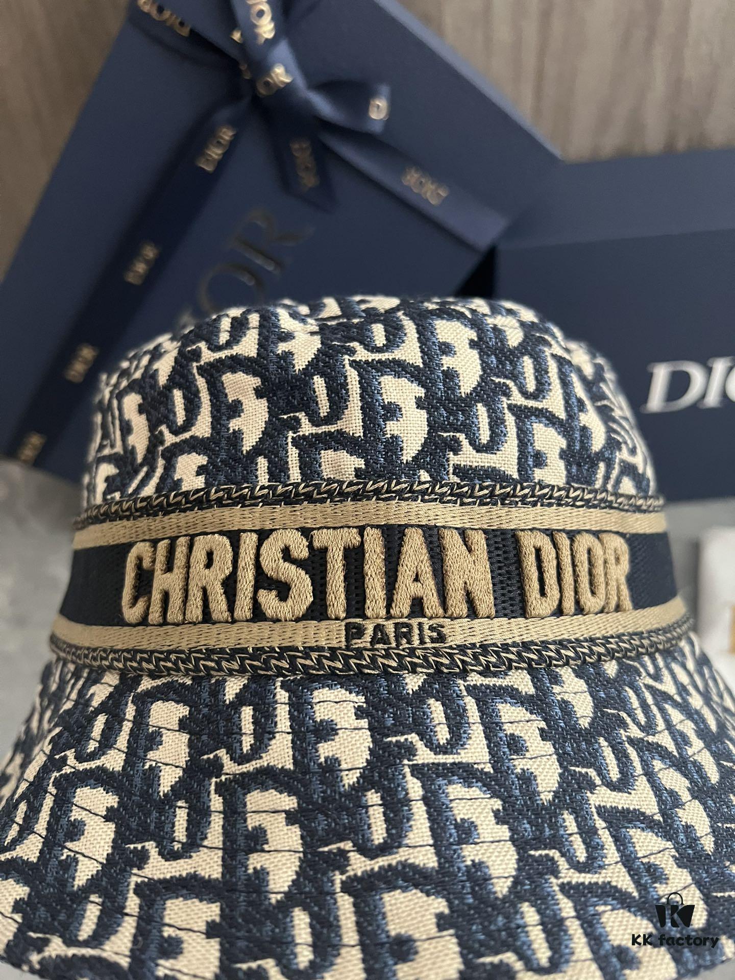 DIOR Bucket Hat, Ultra-Elegant with Deepened Crown for Enhanced Sophistication