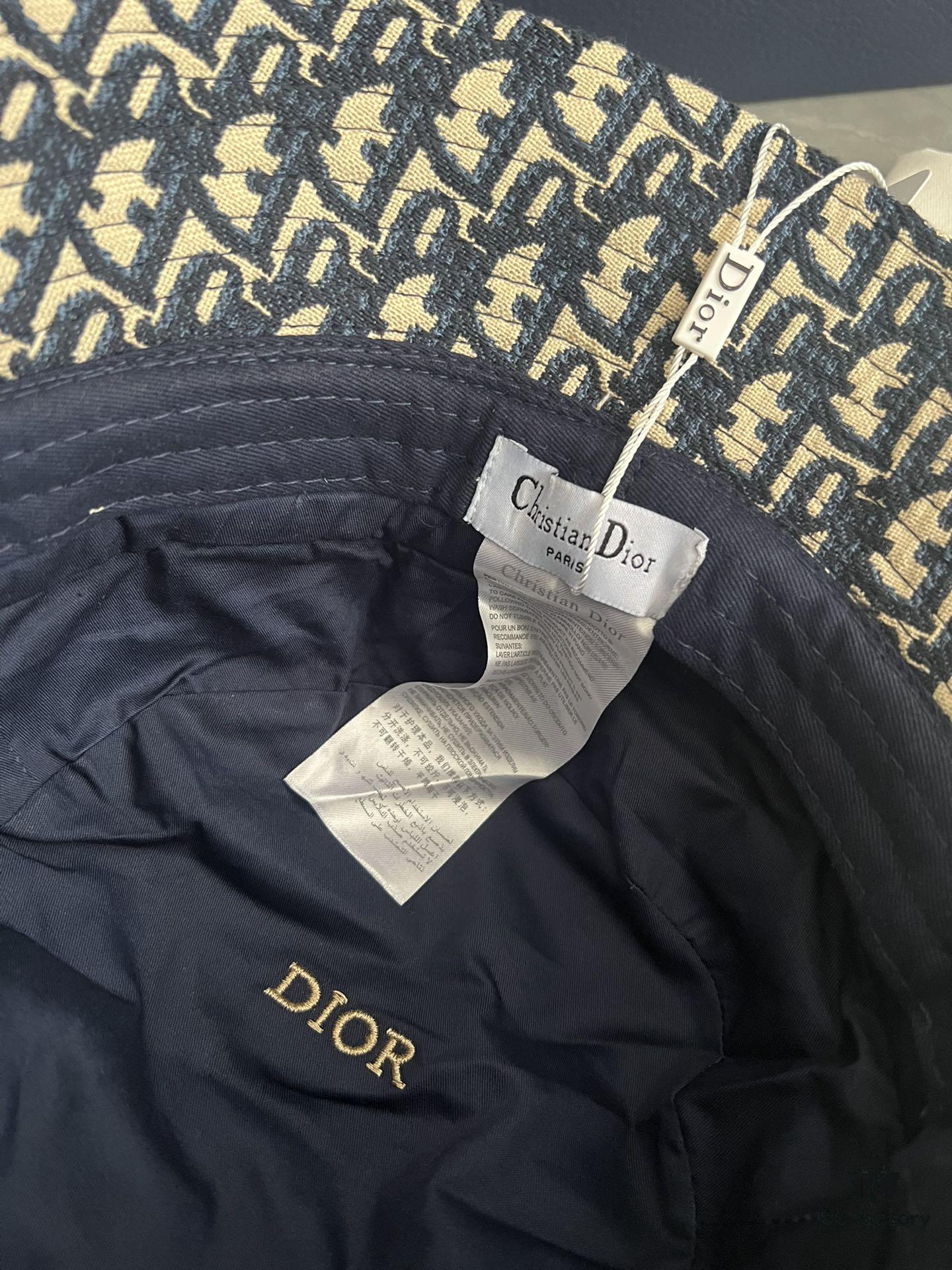 DIOR Bucket Hat, Ultra-Elegant with Deepened Crown for Enhanced Sophistication