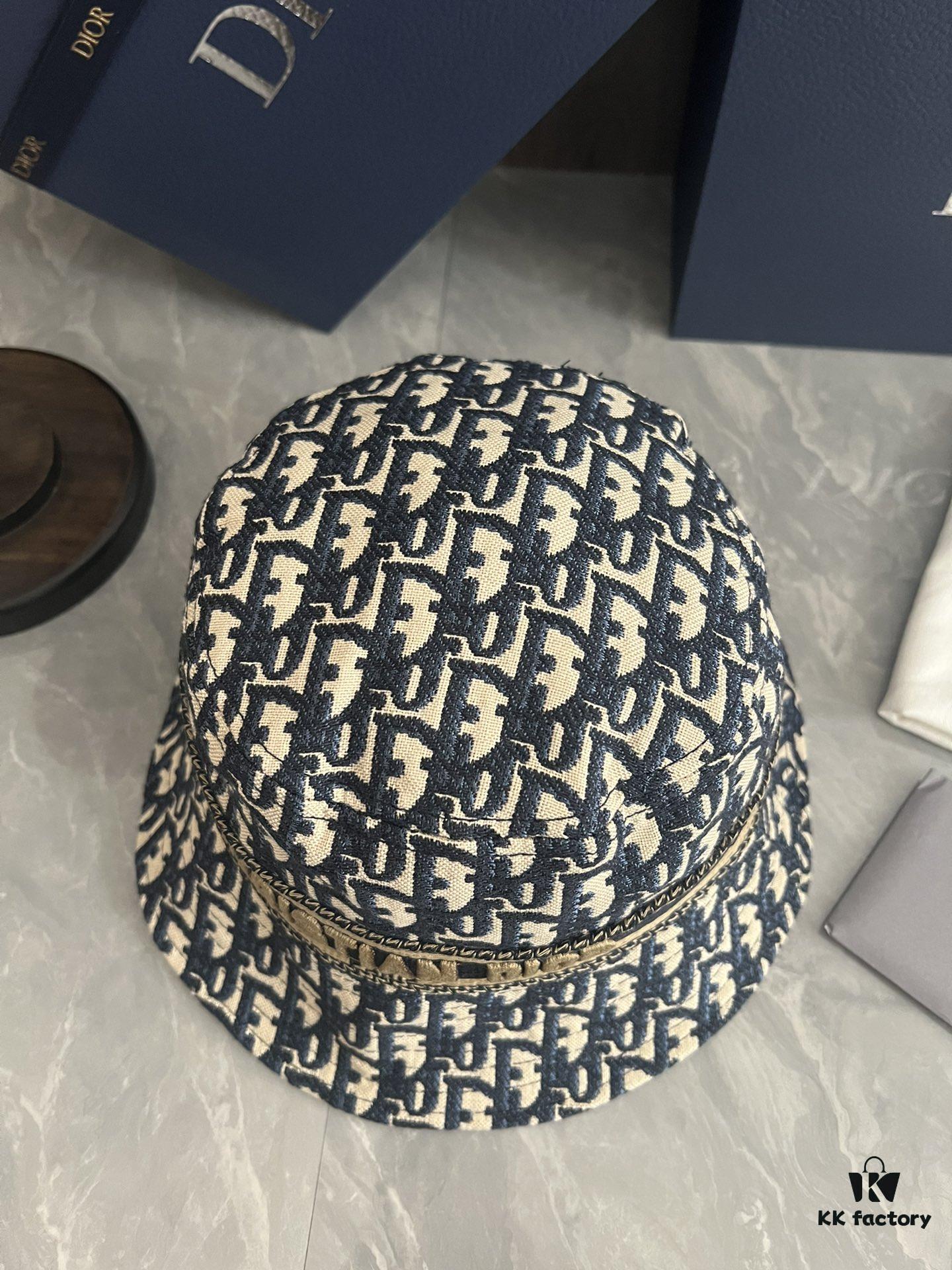 DIOR Bucket Hat, Ultra-Elegant with Deepened Crown for Enhanced Sophistication