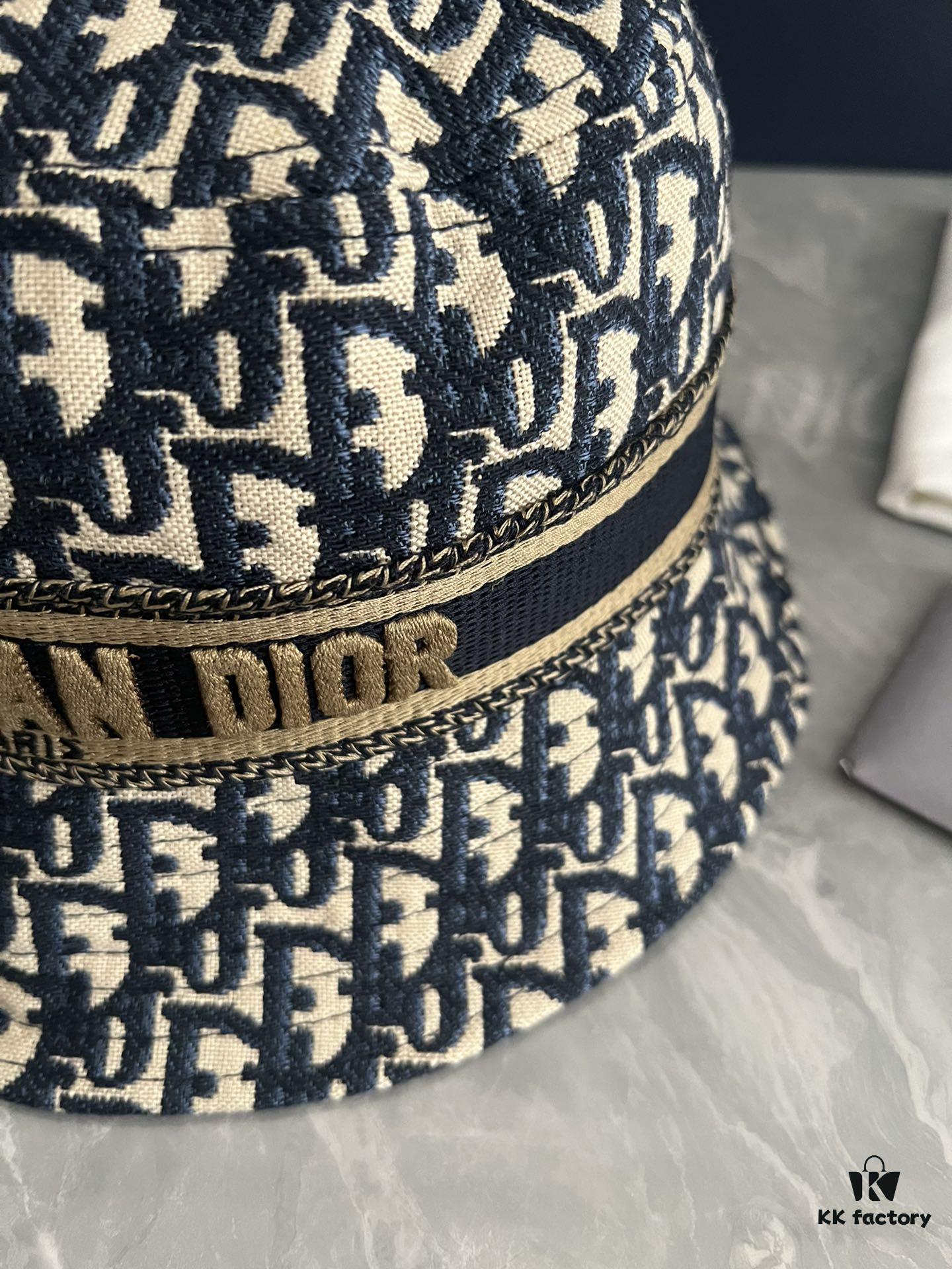 DIOR Bucket Hat, Ultra-Elegant with Deepened Crown for Enhanced Sophistication