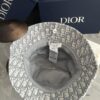 DIOR Bucket Hat for Men and Women, Deepened Design Exudes Elegance, Contrasting Trim with Bold 'Christian Dior Paris' Logo Embroidery