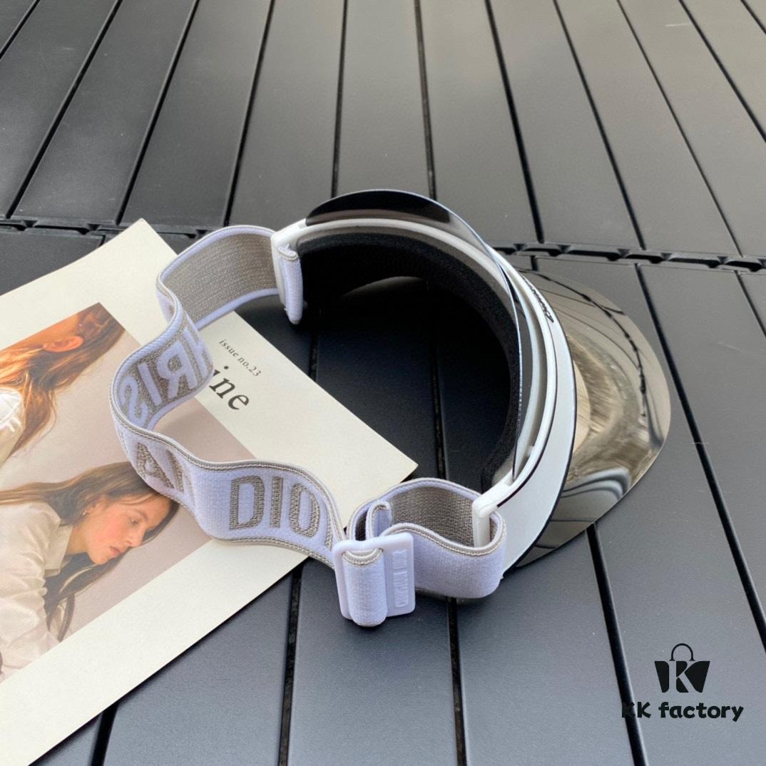 Dior Original Custom Sun Hat with Innovative Design and Playful Sporty Style, Reversible with 'J'adior' Logo and Jacquard Elastic Band, Adjustable Strap, Stylish and UV-Protective, Perfect for Fisherman, Baseball, or Knit Cap Enthusiasts