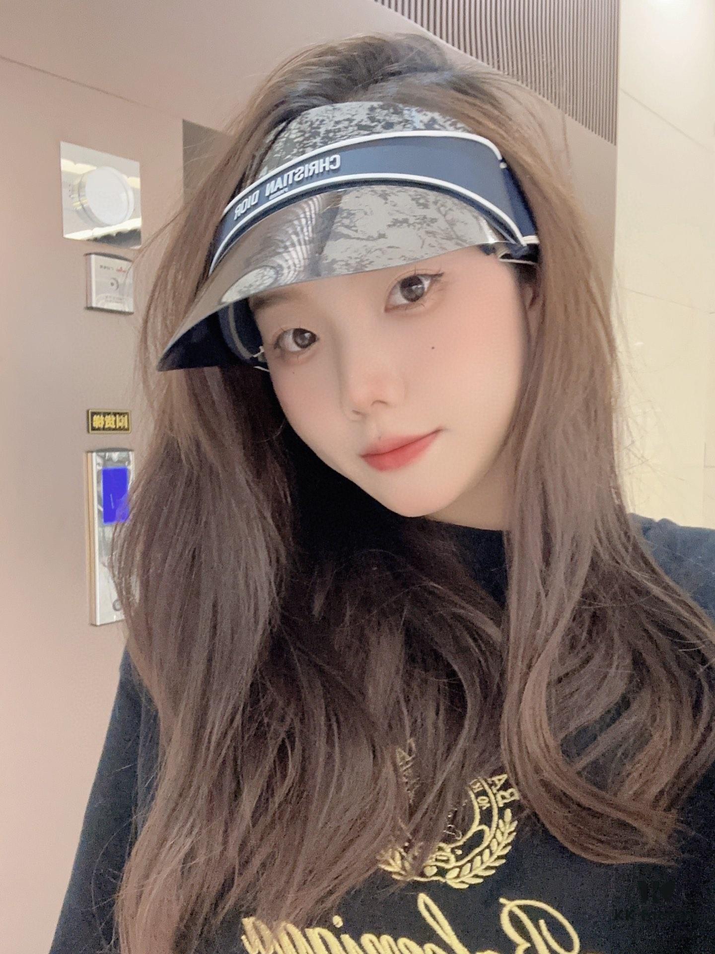 Dior Animal Print Vintage Style Fashionable Sun Hat