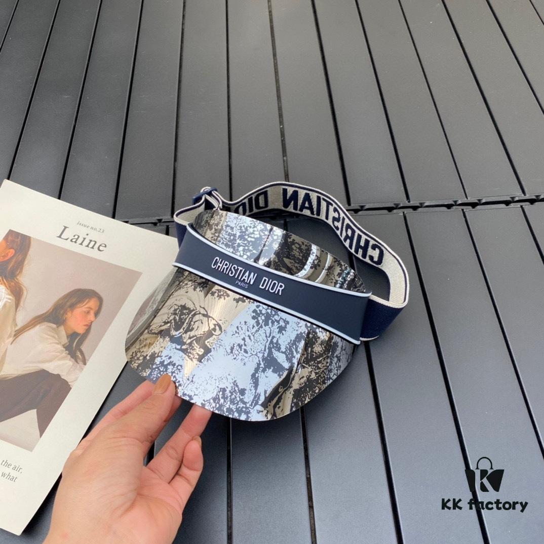 Dior Animal Print Vintage Style Fashionable Sun Hat