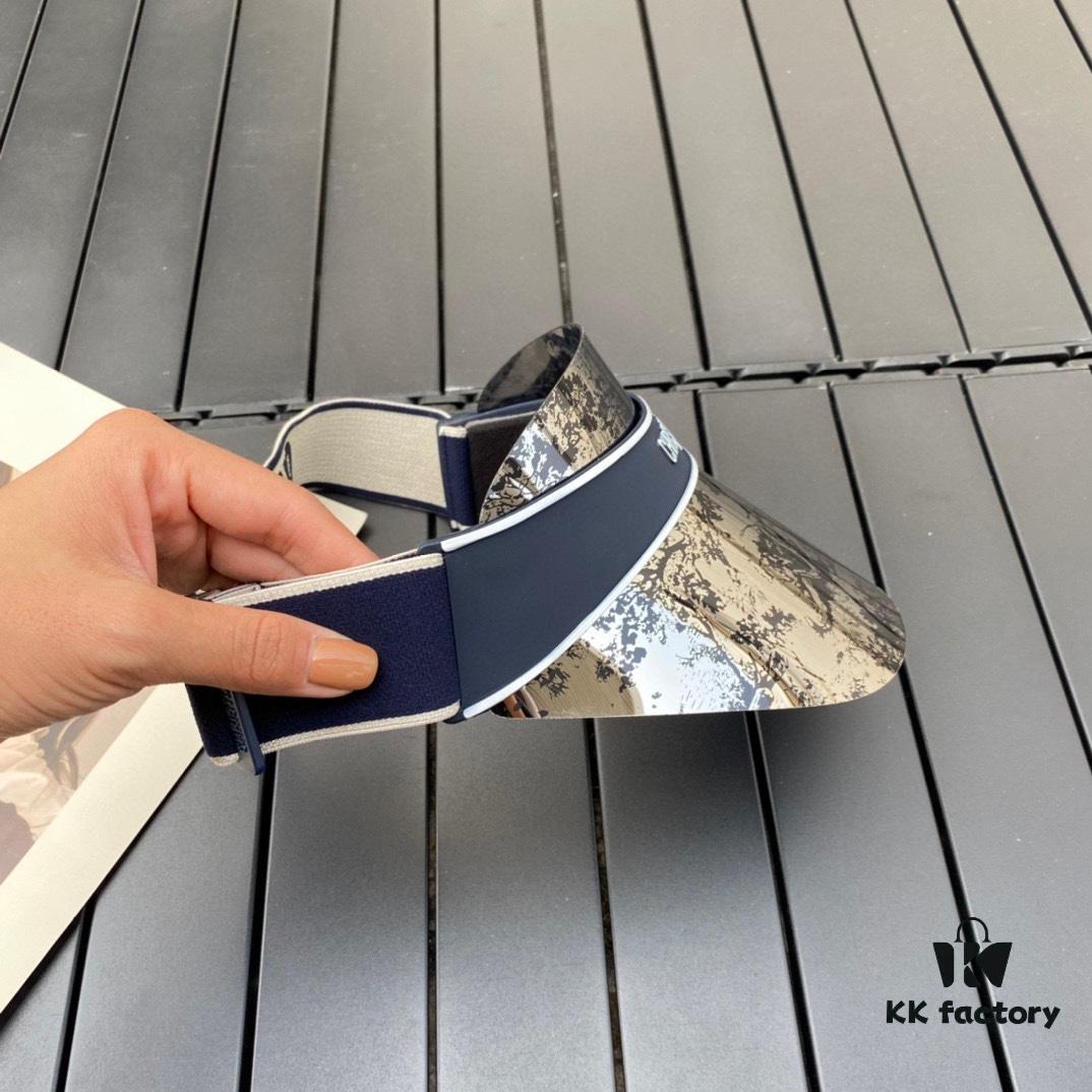 Dior Animal Print Vintage Style Fashionable Sun Hat