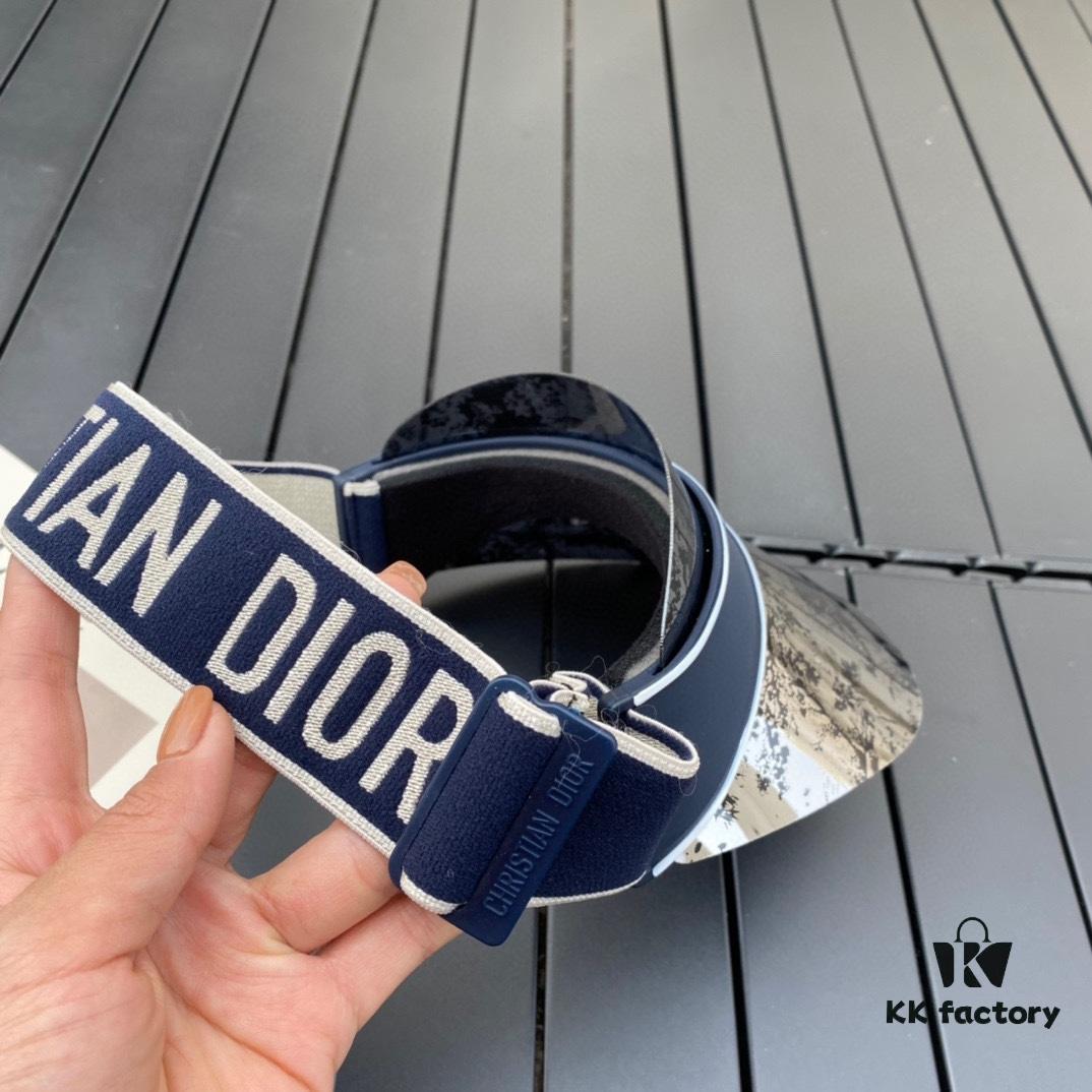 Dior Animal Print Vintage Style Fashionable Sun Hat