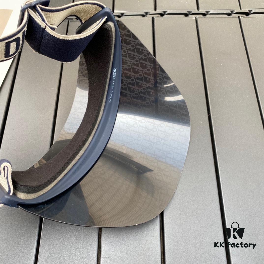 Dior Original Customized Sun Hat with Vintage Pattern - Innovative and Playful Sporty Design, Reversible with Iconic J'adior Lettering and Jacquard Elastic Band, Adjustable Strap, Stylish and UV-Protective, Perfect for Pairing