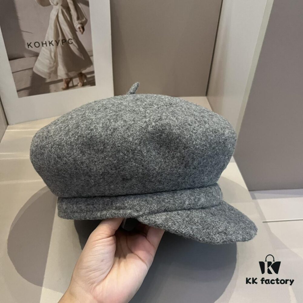 Dior Wool Painter's Cap, 100% Wool Fabric, Head Circumference 57cm