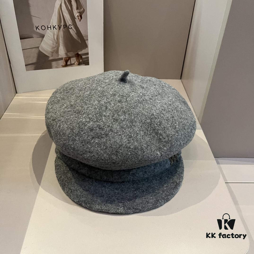 Dior Wool Painter's Cap, 100% Wool Fabric, Head Circumference 57cm