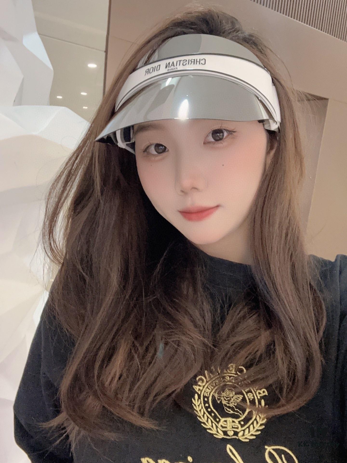 Dior Original Custom Sun Hat with Innovative Design and Playful Sporty Style, Reversible with 'J'adior' Logo and Jacquard Elastic Band, Adjustable Strap, Stylish and UV-Protective, Perfect for Fisherman, Baseball, or Knit Cap Enthusiasts