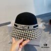 Dior Winter Olympics Fall/Winter Wool Hat, Color-Block Fedora, 100% Wool Fabric, Head Circumference 57cm