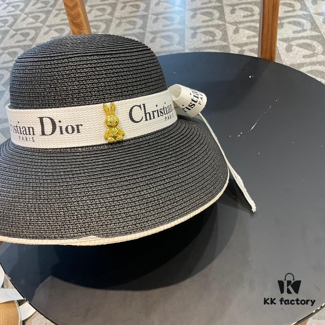 Dior 2024 New Arrival Fashionable Straw Hat, Super Popular Lampshade Style, Effortlessly Stylish for Any Outfit