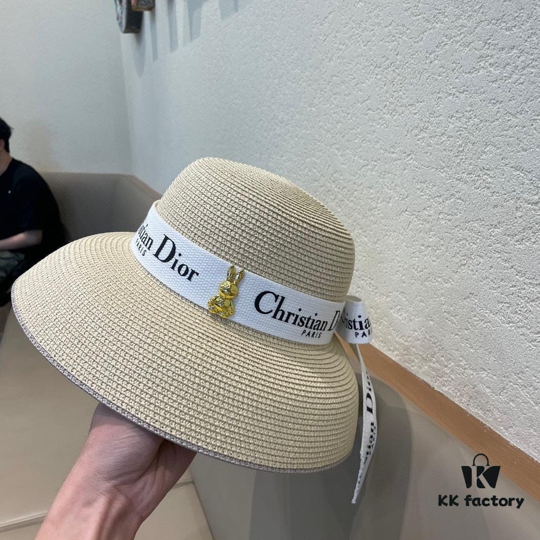 Dior 2024 New Arrival Fashionable Straw Hat, Super Popular Lampshade Style, Effortlessly Stylish for Any Outfit