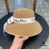 Dior 2024 New Arrival Fashionable Straw Hat, Super Popular Lampshade Style, Effortlessly Stylish and a Must-Have for Travel