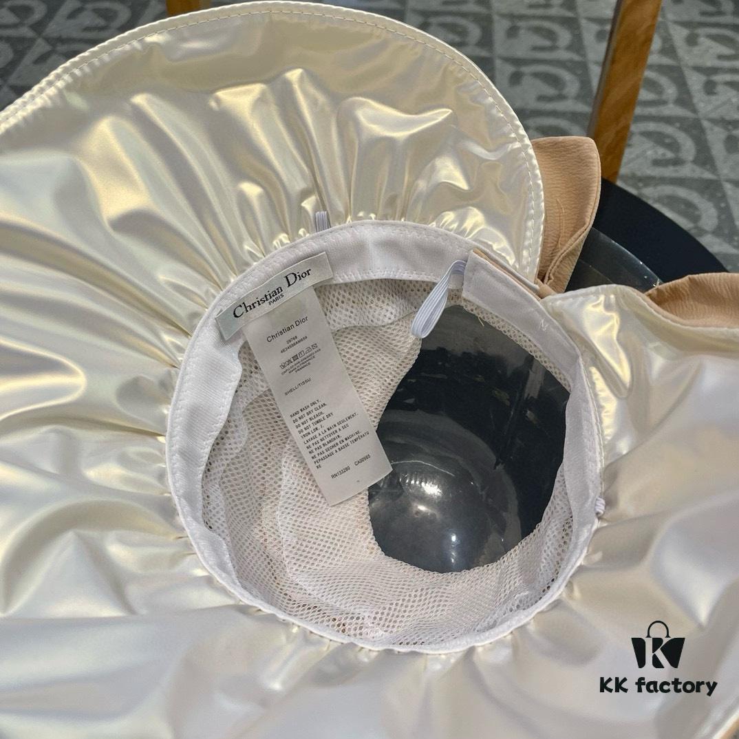 Dior Korean-style New Colorful Gel Sun Hat for Women, Fresh Floral Breathable Open-top Travel Vacation Sun Hat