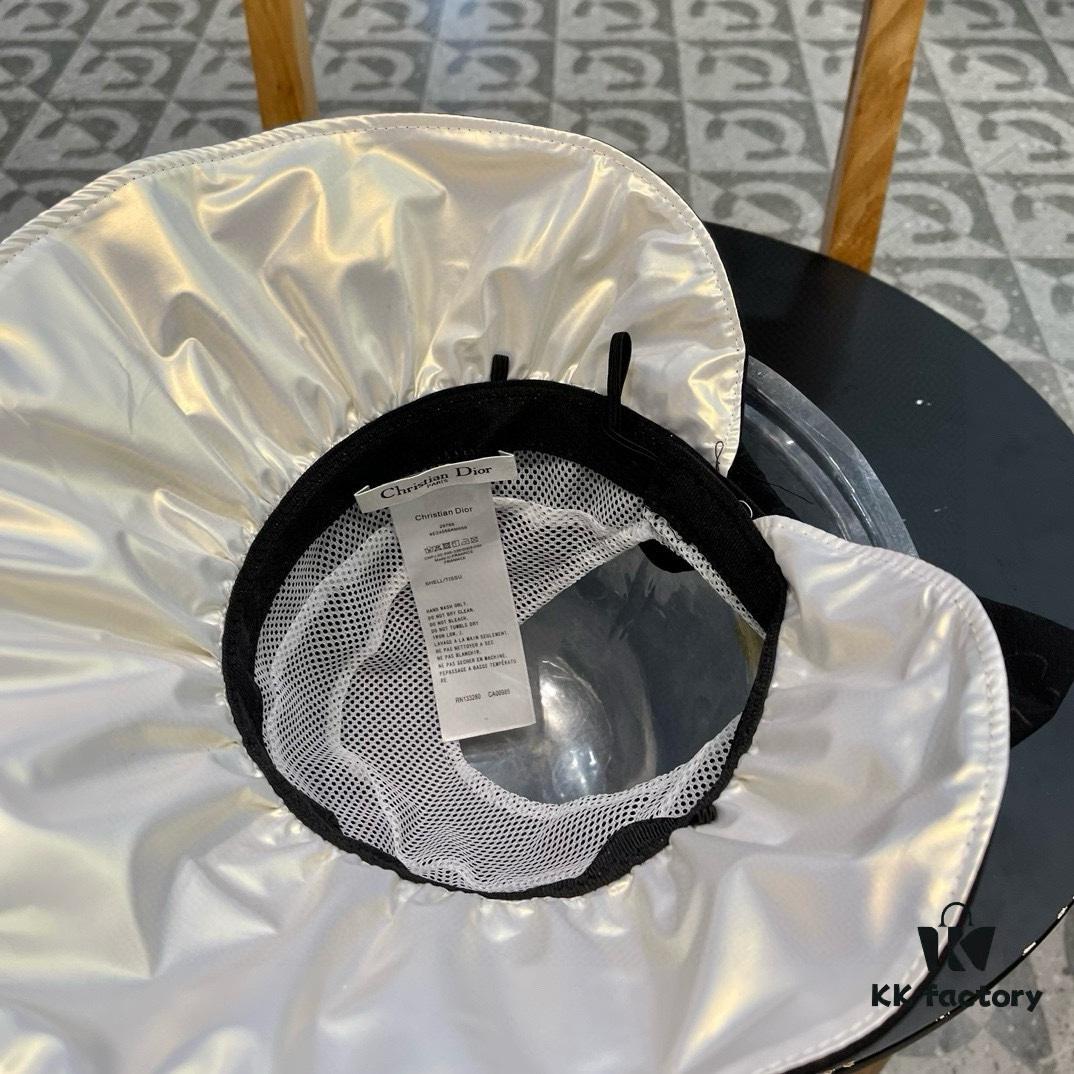 Dior Korean-style New Arrival Colorful Gel Sun Hat for Women, Fresh Floral Breathable Open-top Vacation Travel Sun Hat