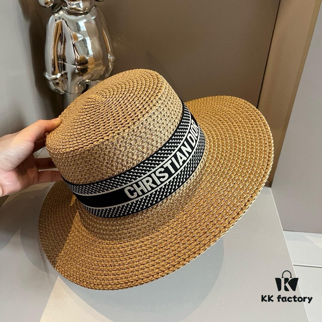 Dior New Flat-Crown Hat, Head Circumference 57cm