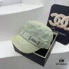 DIOR New Military Cap with Retro Personality Sequin Embellishment - Heavy Craftsmanship Series in Washed Denim Color