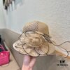 Dior Korean-Style Oversized Fashion Sun Hat for Women, Large Brim Foldable UV Protection Outdoor Hat for Summer Travel