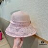 Dior Korean-style Oversized Fashion Sun Hat for Women, Large Brim Foldable UV Protection Outdoor Hat