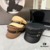 Dior New Style Leather Military Cap Newsboy Hat