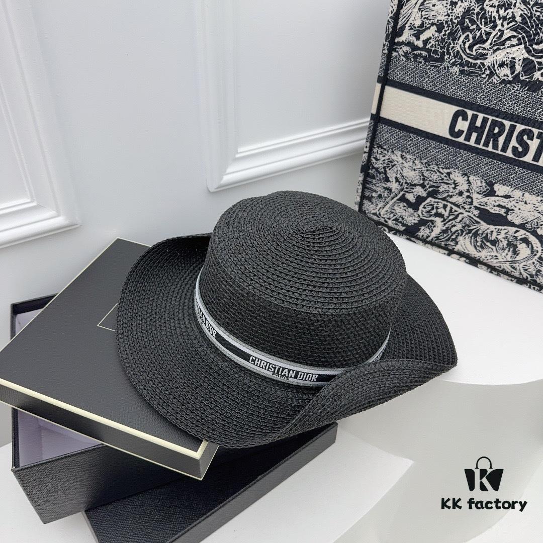 Dior - New Style Straw Flat Cap