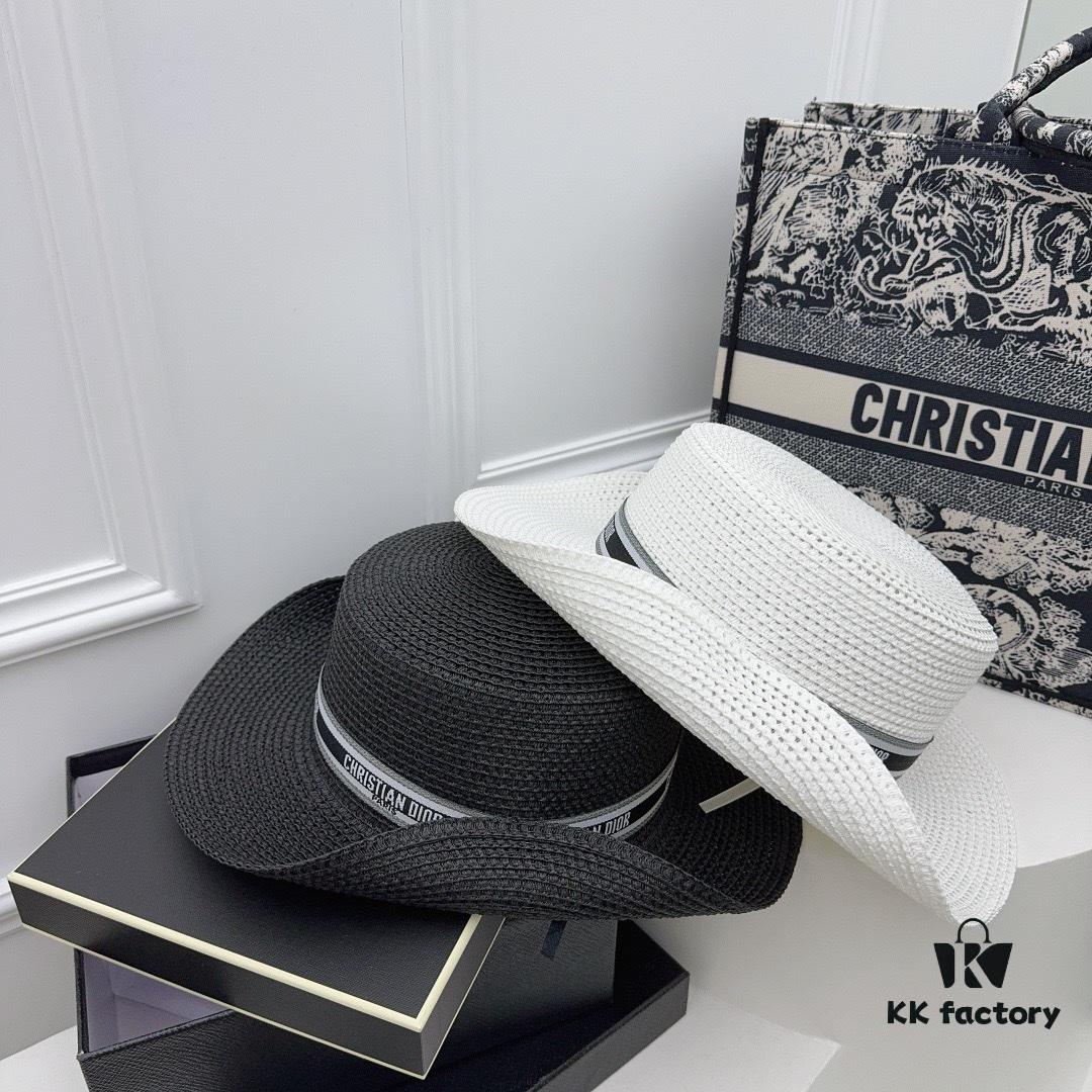 Dior - New Style Straw Flat Cap