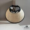 Dior Embroidered Letter Open-Top Sun Hat