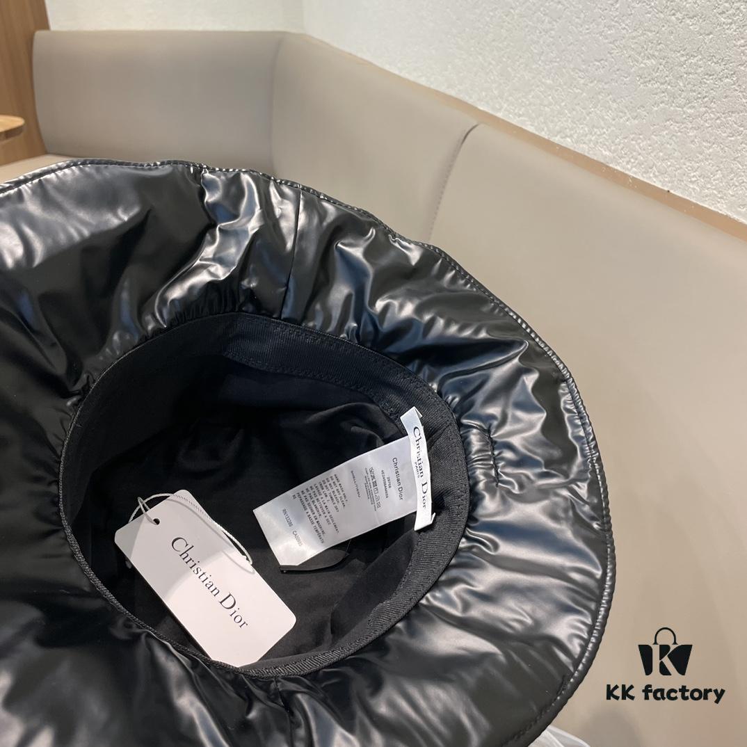 Dior Wide-Brim Sun Hat for Women, Spring and Summer Fashion Floppy Hat with Bow, UV Protection Bucket Hat, Baseball Cap, Knit Hat