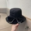 Dior Wide-Brim Sun Hat for Women, Spring and Summer Fashion Floppy Hat with Bow, UV Protection Bucket Hat, Baseball Cap, Knit Hat