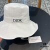 Dior Wide-Brim Sun Hat for Women, Spring and Summer Fashion Floppy Hat with Bow, UV Protection Fishing Hat, Baseball Cap, Knit Hat
