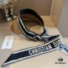 Authentic DIOR Summer New Arrival Silk Scarf Sun Hat, a Must-Have for Stylish Women