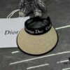Dior - New Arrival Rimless Cap with Color-Block Trim