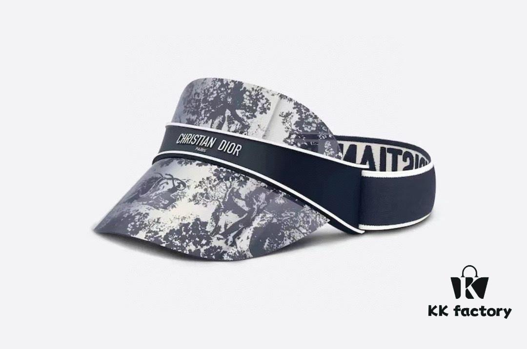 Dior Original Custom Sun Hat with Innovative Design and Playful Sporty Style, Reversible J'adior Logo, Adjustable Woven Band, High Aesthetic and UV Protection