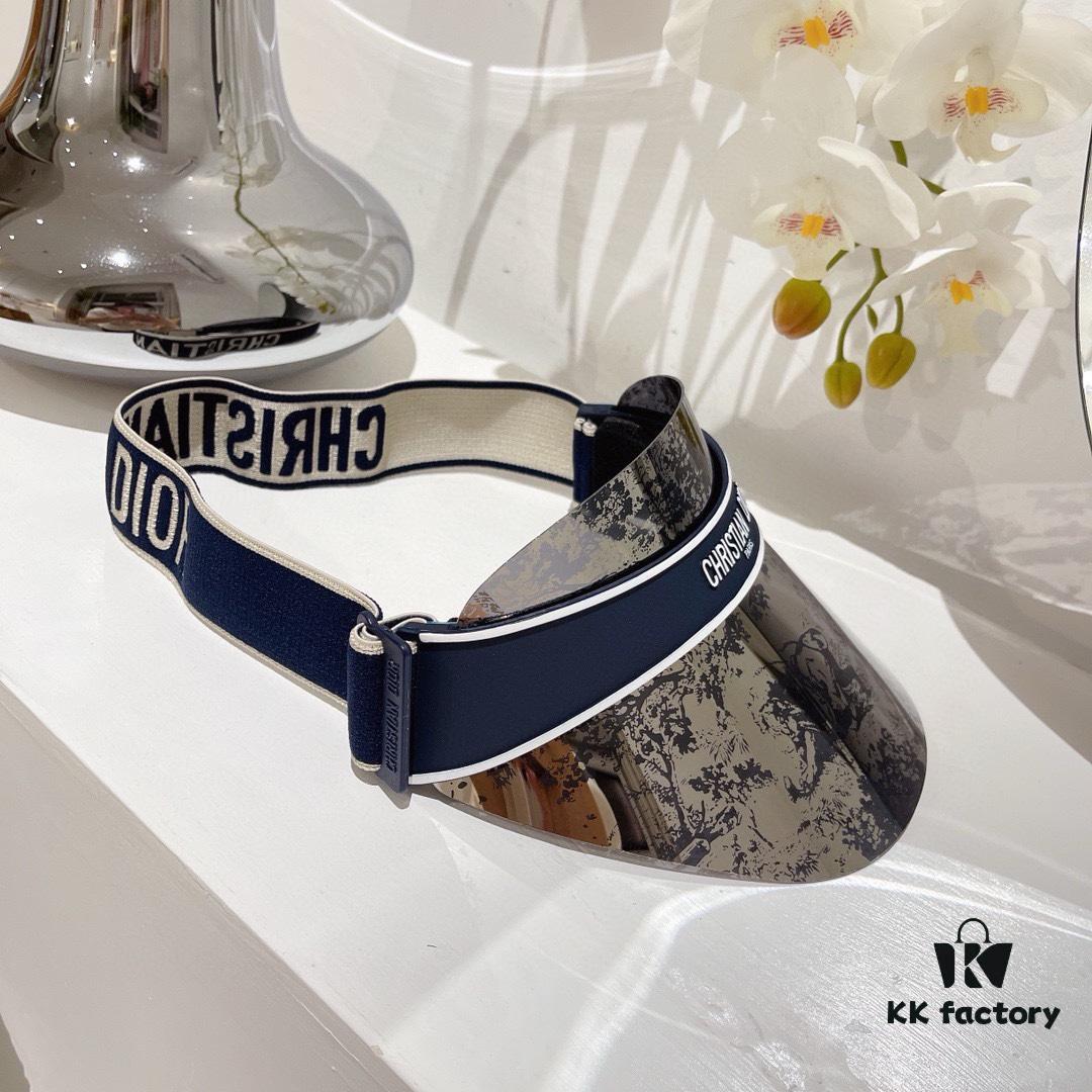 Dior Original Custom Sun Hat with Innovative Design and Playful Sporty Style, Reversible J'adior Logo, Adjustable Woven Band, High Aesthetic and UV Protection