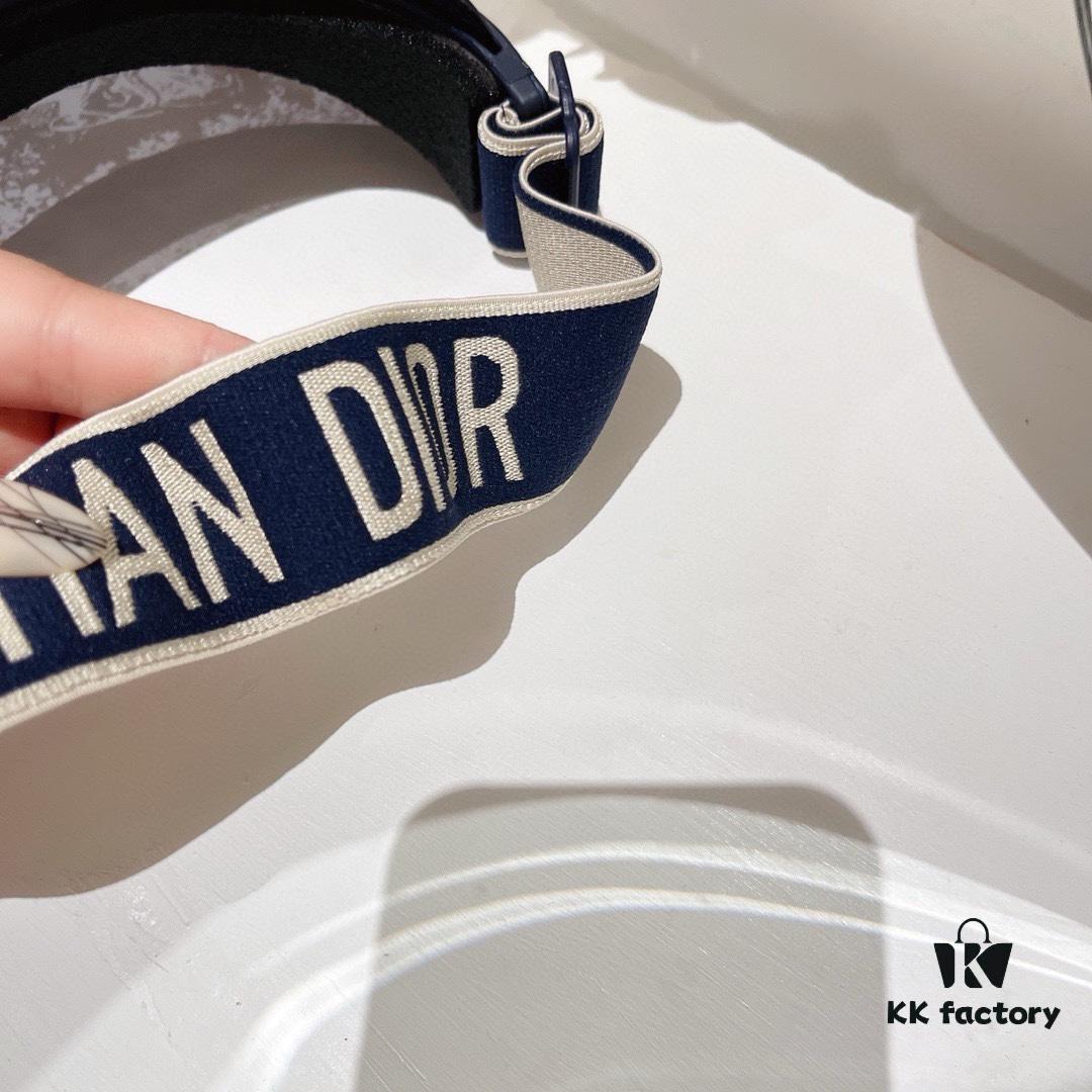 Dior Original Custom Sun Hat with Innovative Design and Playful Sporty Style, Reversible J'adior Logo, Adjustable Woven Band, High Aesthetic and UV Protection