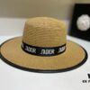 Dior Spring/Summer Ice Silk PP Grass Flat Top Hat 🎩