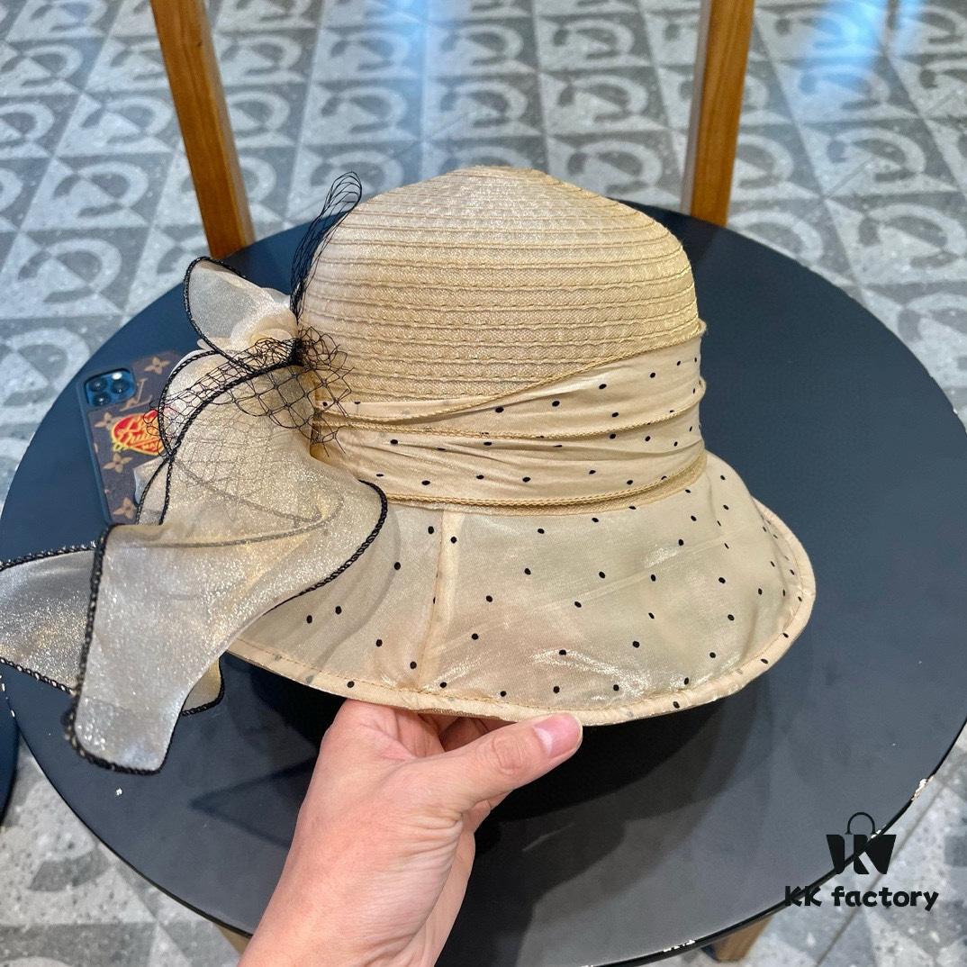 Dior Korean-style Oversized Fashion Sun Hat for Women, Wide-brimmed UV-protective Foldable Outdoor Hat, Versatile Summer Travel Hat, Fisherman Cap, Baseball Cap, Knit Hat